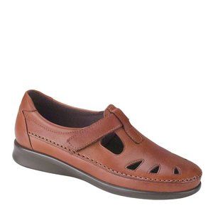 SAS Roamer Slip-On Leather Loafer in Chestnut 10